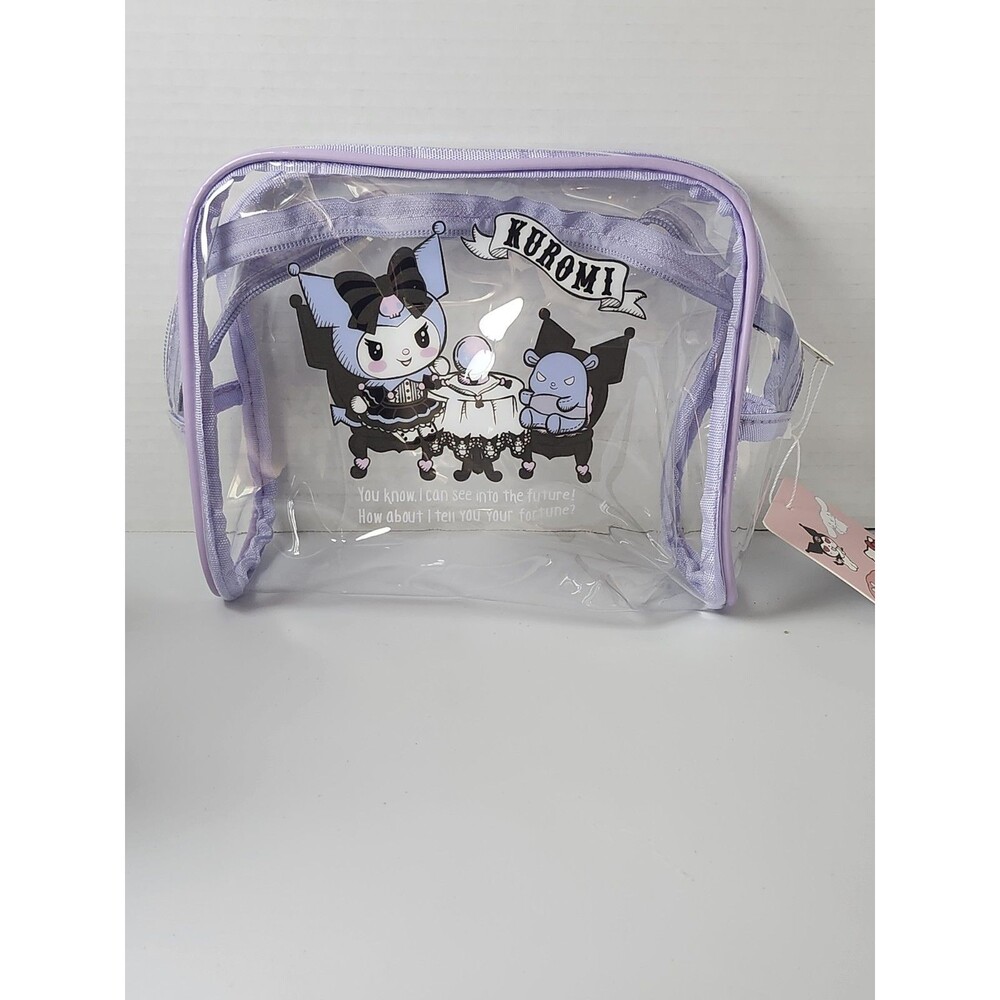 NEW Sanrio - Kuromi Vinyl Cosmetic Bag